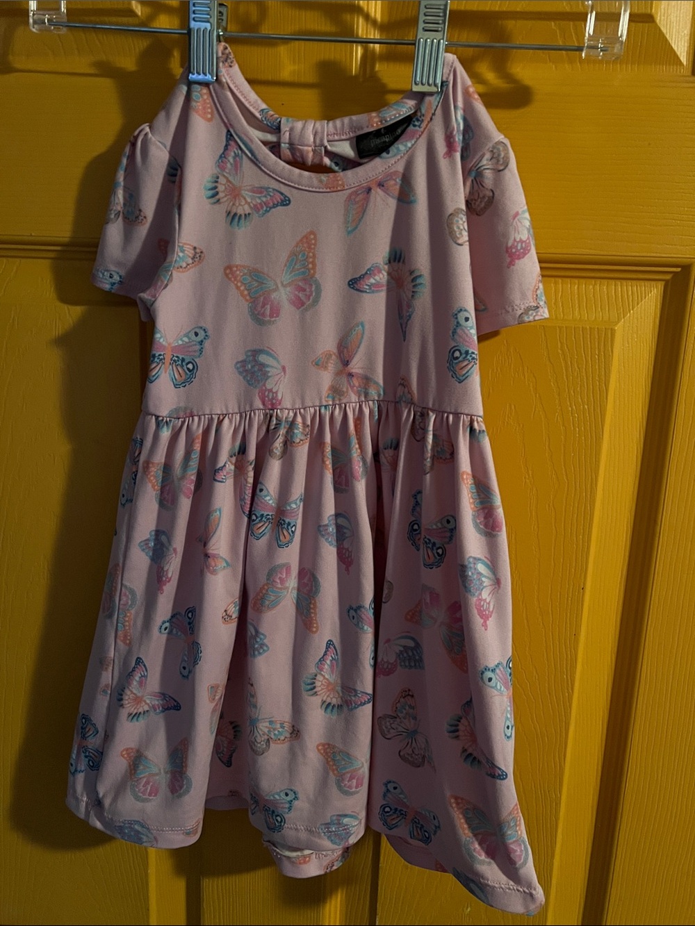 3T PICAPINO PINK GIRLS BUTTERFLY DRESS